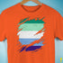 Gay Male Pride Flag Ripped Reveal Premium Unisex T-Shirt